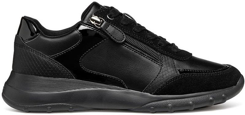 Geox - Alleniee - Sneakers - Grijs - Lederlook/Suède