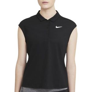 Nike Court Victory Sportshirt - Vrouwen - Zwart