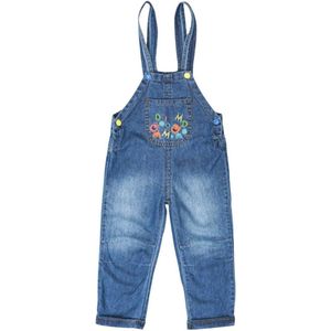 Jeans tuinbroek voor kinderen - 100% katoen - maat 86, 18-24 maanden - overall voor jongens en meisjes