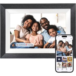 10,1 inch Wi-Fi Digitale Fotolijst met HD IPS-Touchscreen en 32 GB Opslag – Voor Makkelijk Delen van Foto's en Video's