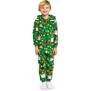 Suitmeister Santa Elves Green - Kerst Onesie - Xmas Jumpsuit - Thema Huispak - Groen - Maat: XL