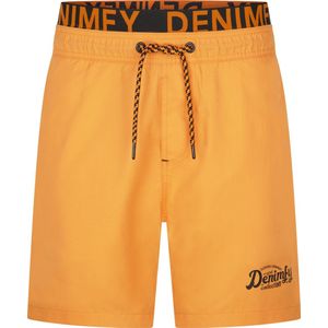 DENIMFY Heren Short DFNeo bequem Oranje S Volwassenen Zwembroek Zwemshort