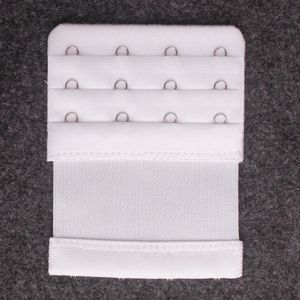 CHPN - BH verlengen - BH verlengstukje - BH band verlengen - Wit - 4 haaks - Elastisch - Universeel - BH - BH accessoire - Te strakke BH - 2 stuks - Elastisch