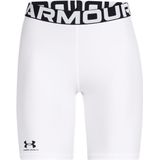Under Armour - HeatGear - Dameshort - Wit - 8 inch