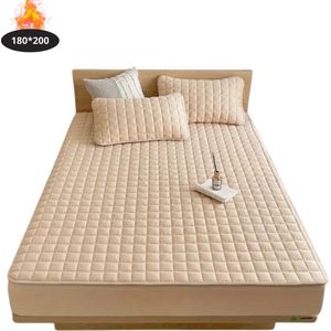 Nivard Waterdicht Hoeslaken - Beddengoed - Fitted Sheet - Bed - Khaki 180x200