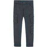 Boboli - Stretch Twill Broek - Donkergrijs - Jongens