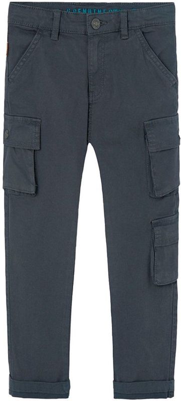 Boboli - Stretch Twill Broek - Donkergrijs - Jongens