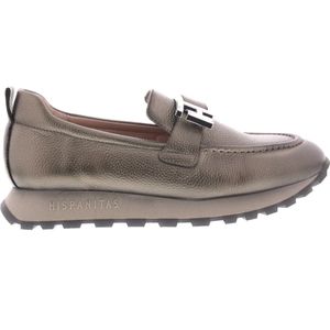 Hispanitas - Bronze Slip-On Schoenen - Bruin - Leer