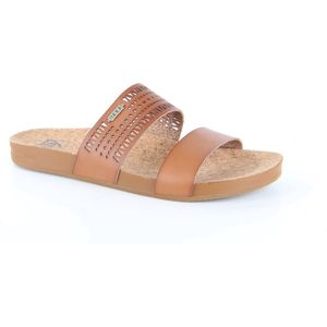 Reef Cushion Vista Perforated Slippers - Coffee
