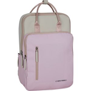 New Rebels Ceres Milwaukee Roze 18L Rugzak Waterafstotend Laptop 15.6 Schooltas