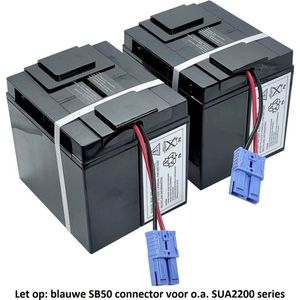 Conrad energy RBC55 UPS-accu Vervangt originele accu RBC55 Geschikt voor merk APC