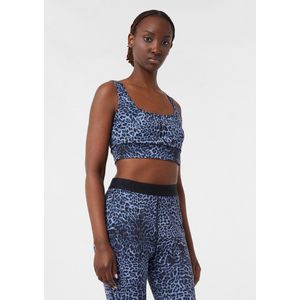 comma - T-Shirt Bustier - Luipaardprint