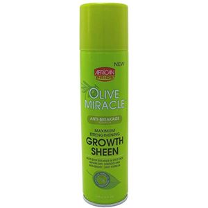African Pride Olive Miracle Anti-Breakage Maximum Strength Hair Growth Sheen Spray 226g