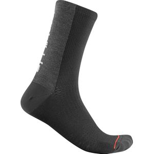 Castelli Fietssokken winter Unisex Zwart - Bandito Wool 18 Sock Black - XXL