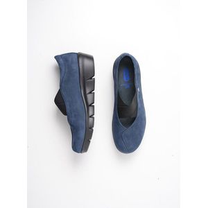 Wolky Bandschoenen Cursa blauw nubuck