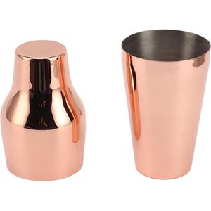 304 Roestvrij Staal Shaker Cup - Tweedelige Mixer voor Thuis en Camping - Rose goud