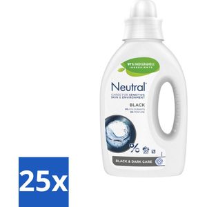 Neutral - Vloeibaar Wasmiddel - Donkere Was - Gevoelige Huid - 0% Kleurstof & Parfum - 20 Wasbeurten - Bulkverpakking - 25 stuks