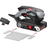 Skil 1215 AA Bandschuurmachine - 650 Watt - 76 x 130 mm schuuroppervlak - Inclusief schuurraam