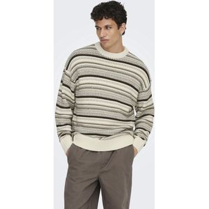 ONLY&SONS - ONSROY RLX LS CREW KNIT - Heren - Gebreide truien