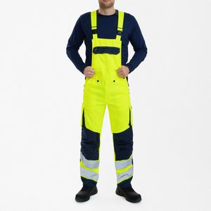 Engel Safety Light Amerikaanse overall 3545-319 - Hi-vis Yellow / Blue Ink - 36