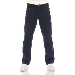 Mustang Heren Jeans Broeken Big Sur regular/straight Fit Blauw Volwassenen Denim Jeansbroek