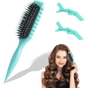 Krullenborstel voor het vormen en ontwarren van krullend haar - Ideaal voor dames