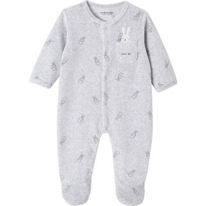 Vertbaudet - Fluwelen Slaappakje - Konijnen - Voor Baby's - Opening Voorkant
