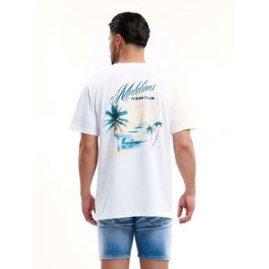 Malelions - Men Yacht T-Shirt - Wit - Katoen