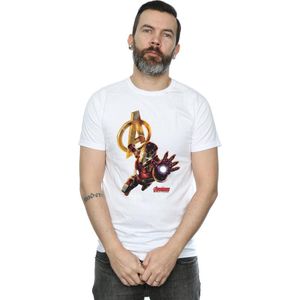 Marvel Heren Iron Man Pose T-Shirt