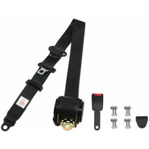 Geschikt voor stuks universele 3-punts intrekbare veiligheidsgordel voor bussen en auto's, zwart & 1 stuks
