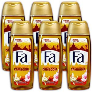 FA Douchegel Golden Tempels Cambodia - Voordeelverpakking 6 x 250 ml