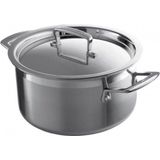 Le Creuset RVS Lage kookpan 5,3L - 24cm Zilver