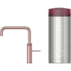 Quooker Fusion Square met COMBI+ boiler 3-in-1 kraan rosé koper
