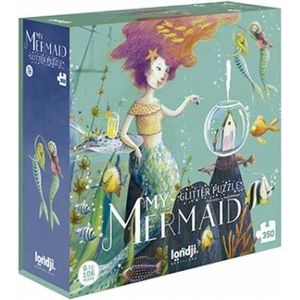 My mermaid zeemeermin glitter puzzel 6+ jaar - Londji