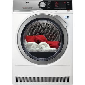AEG T8DEN86CS Vrijstaand Voorbelading Wit 8 kg