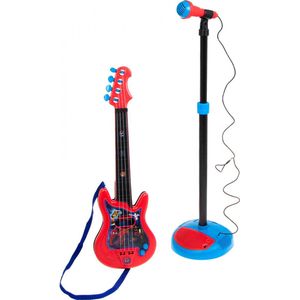 Spiderman Speelgoed voor kinderen - Muziekinstrument - Gitaar - Microfoon - Karaokestijl - Marvel Speelgoed - Spiderman -