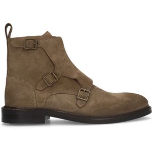 Manfield Suède Enkelboots Taupe