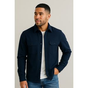 Gym Revolution - zomerjack heren - jacket heren - zomerjas heren - jasje heren - Navy Blue maat S