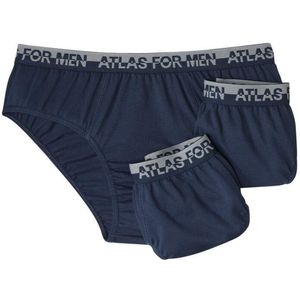 ATLAS FOR MEN - Set van 3 comfortabele slips - Heren - Verkrijgbaar in grote maten - 3XL