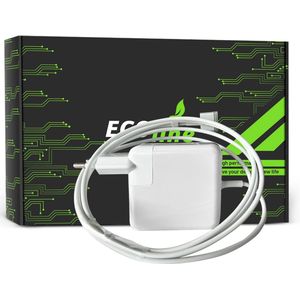 EcoLine - Oplader / AC Adapter - Geschikt voor de Apple Macbook Air 13 A1466 - Magsafe 2 - 14.5V 3.05A 45W.