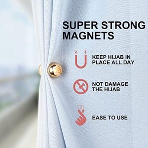 Magnetische Hijab-naalden - Pinless en veelzijdig - 1 stuk