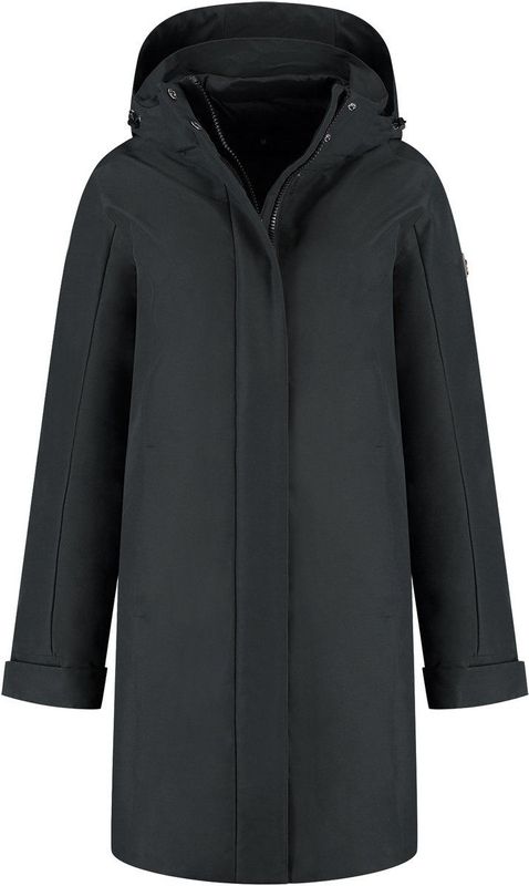 Travelin' Ginser Dames - 3-in-1 Parka - Waterdicht - Zwart