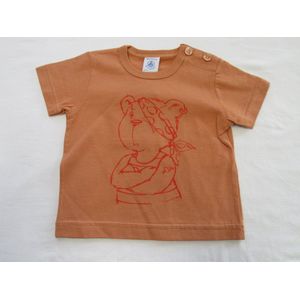 petit bateau , jongens , t-shirt korte mouw , orange , 6 maand 67