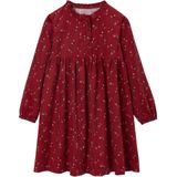 Vertbaudet - Jurk - Fluweel - Meisjes - Uitlopende Vorm - Lange Mouwen