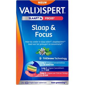 Valdispert - Slaap & Focus - Triple Layer Tabletten - 24 Tabletten