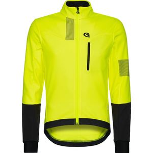 Gonso - Valaff - Fietsjack - Neongeel - Heren Softshell Jack