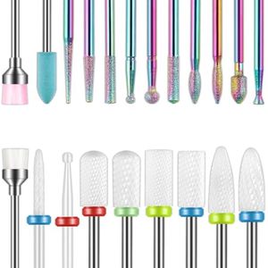 Nagelboren Set - 19 Delen Kits voor Manicure en Pedicure