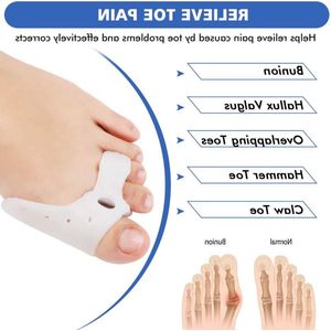 Siliconen Hallux Valgus Concealer 2 stuks - Teenorthese voor klauwtenen - Teenbescherming vrouwen en mannen