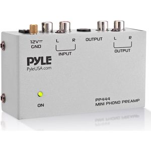 Pyle - Phono Platenspeler Voorversterker - Mini Elektronische Audio - Geluidsarme Werking