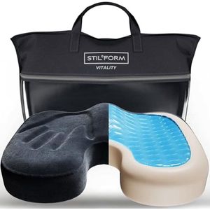 Ergonomisch zitkussen van traagschuim voor bureaustoel en auto - Öko-Tex 100 gecertificeerd